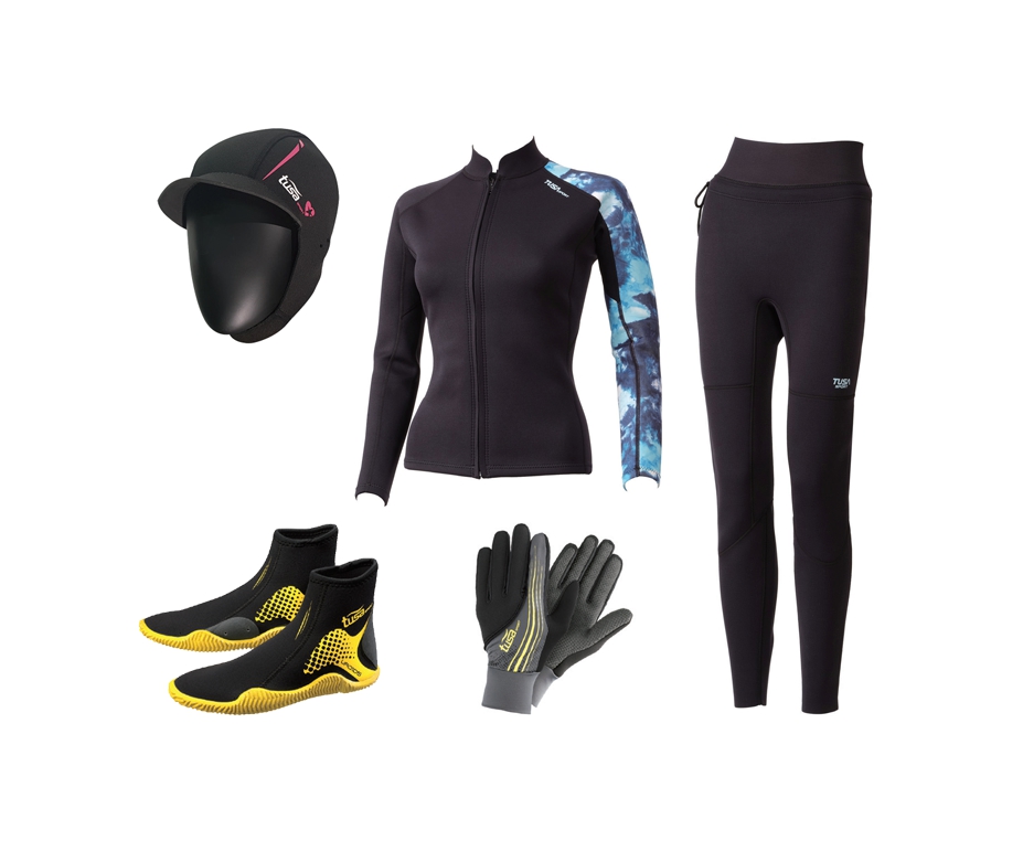 [19567] WOMAN TROPICAL DIVE SET 여성용 UA-SUITS 트로피칼 다이브 세트