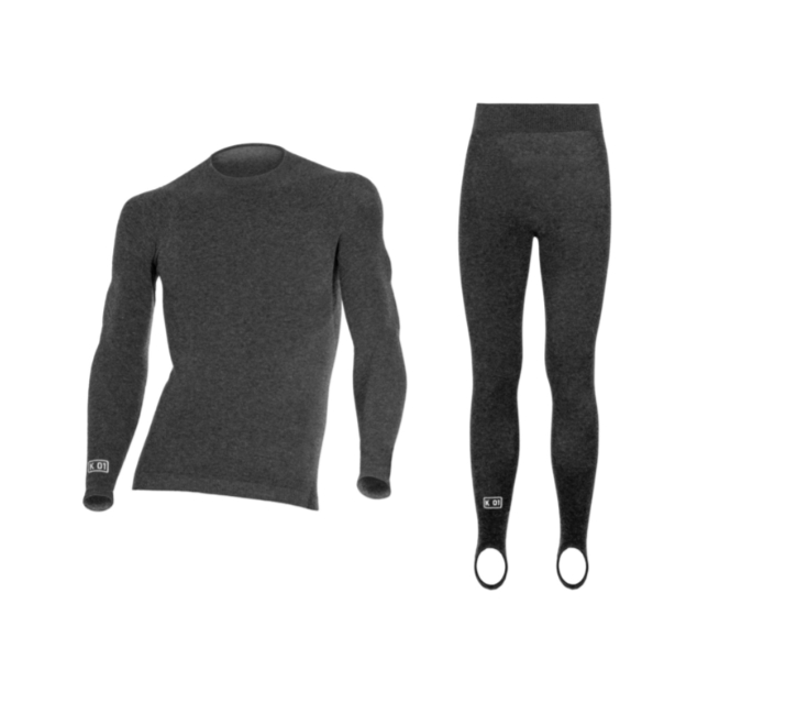 [19951] K01 BASE LAYER(MERINO WOOL & SILVER YARN)/베이스레이어(메리노 울&실버 얀)