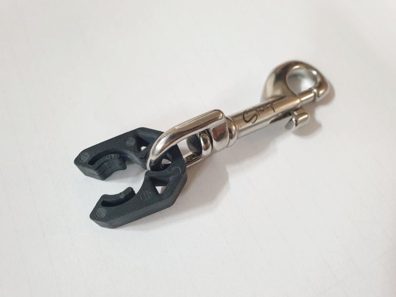 [20727] 스컬피쉬 브레이크 어웨이 Break away connector+볼트스냅 (실버)