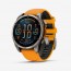 [20908] 가민 Fenix 8 47mm, AMOLED, GPS 프리미엄 아웃도어 스마트워치, Orange Silicone Band