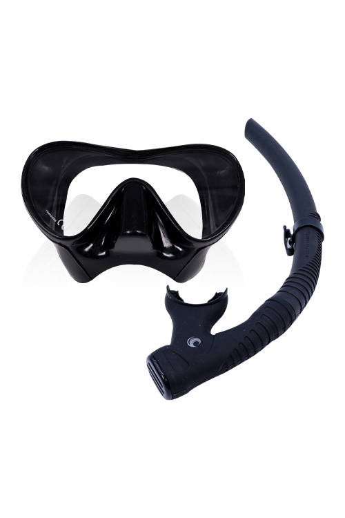 [21766] 오션테그 스노클링 세트 일루 블랙 ILLU SET Black