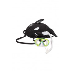 [21782] 키즈 돌핀백 웨이브 스노클링 가방 블랙 세트