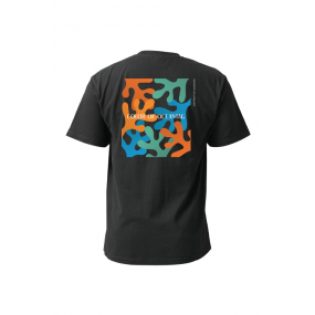 [21831] 오션테그 14수 반팔 티셔츠 코튼 숏 슬리브 블랙 Colored Coral