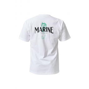 [21834] 오션테그 14수 반팔 티셔츠 코튼 숏 슬리브 화이트 Marine