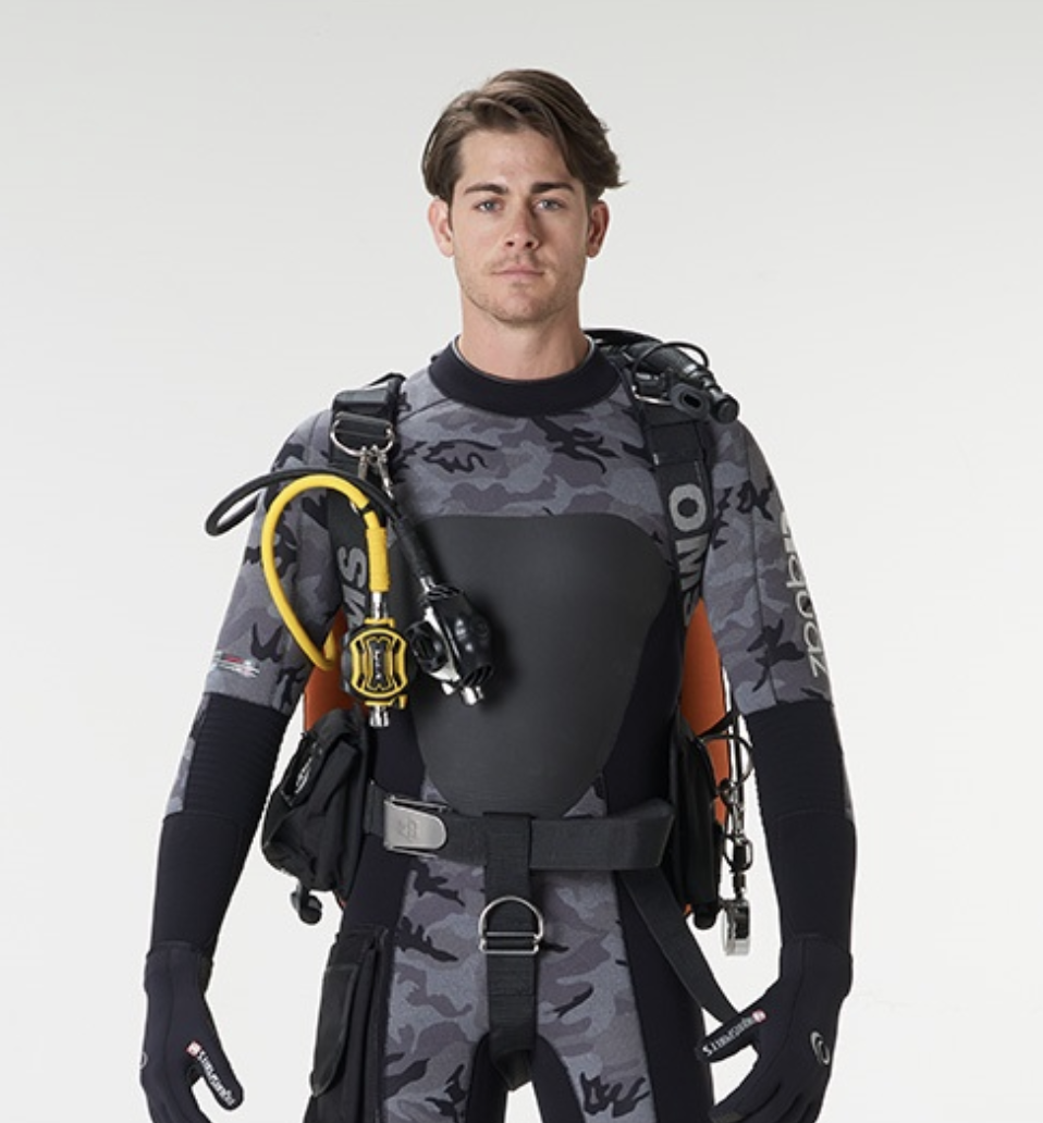 [22052] 아쿠아즈 엠아이티 카모 5mm 남/여 M.I.T CAMO Wetsuit 원피스