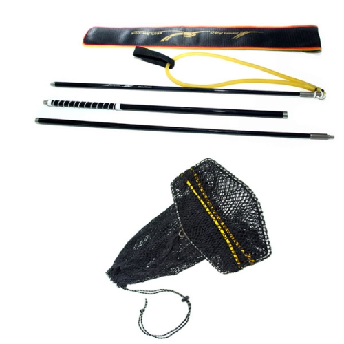 [14816] 카본 3단 폴건 + 육각 채집망 세트