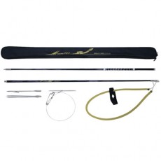 [14817] 강화카본 2단작살 + 지퍼 채집망 세트 (외촉, 삼지촉, 꿰미 포함)