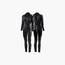 [16603] W5 BLACK EDITION 3.5mm 후면지퍼 슈트 (여성)