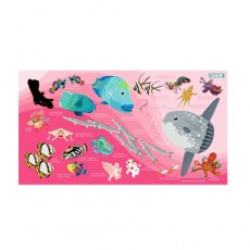 [17200] 개복치 (핑크)_스포츠 타월 140cm x 80cm